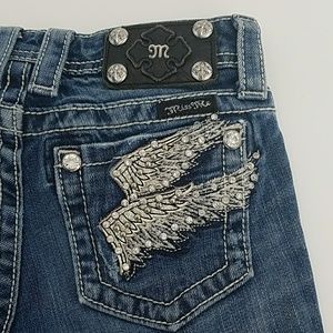 Miss Me Girls Jeans Angel Wings Capri